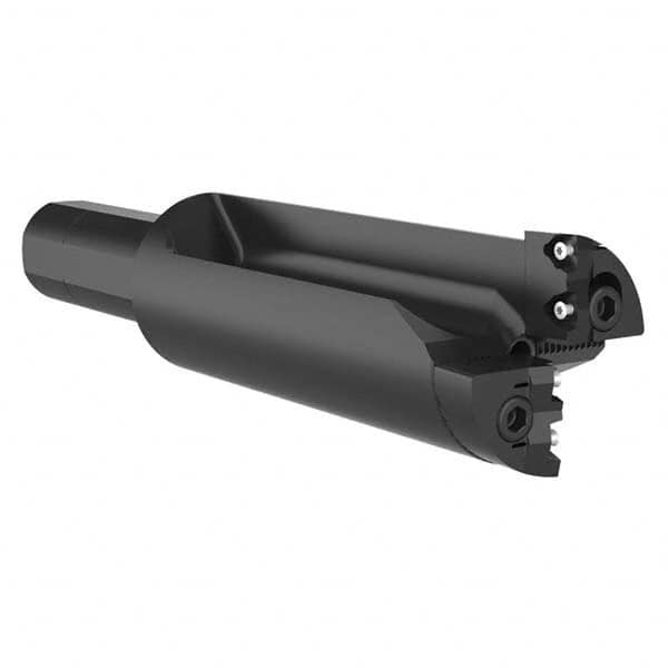 Allied Machine and Engineering - 5-3/4" Max Drill Depth, 2.2xD, 61mm Diam, Indexable Insert Drill - Exact Tooling