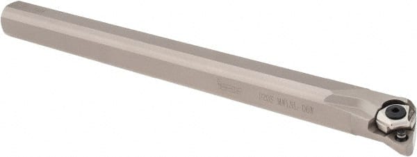 Iscar - 25mm Min Bore Diam, 250mm OAL, 20mm Shank Diam, S-MWLN-W Indexable Boring Bar - 28mm Max Bore Depth, WNM.. 06T3.. Insert, Wedge Holding Method - Exact Tooling