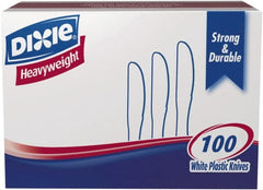 Dixie - Dixie Plastic Tableware, Heavyweight Knives - White - Exact Tooling
