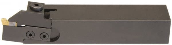 Hertel - HCE, Right Hand Cut, 1-5/8" Max Workpc Diam, Indexable Cutoff Toolholder - 1/2" Max Depth of Cut, 31.75mm Shank Width, 1" Shank Height, 6" OAL - Exact Tooling