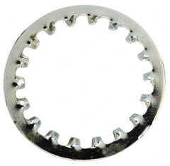 Value Collection - 5/8" Screw, 0.7" ID, Steel Internal Tooth Lock Washer - 0.968" OD, Zinc-Plated, Grade 1075 - Exact Tooling