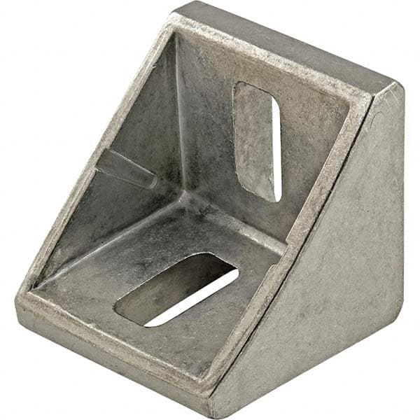 80/20 Inc. - 41-5/16" Wide, 41-5/16" High Aluminum Corner Bracket - Exact Tooling