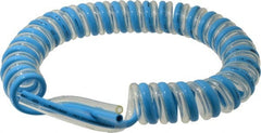 Advanced Technology Products - 1/4" ID x 3/8" OD, 5/8" Wall Thickness, Polyurethane Tube - Light Blue & Clear, 140 Max psi, 98 Shore A Hardness - Exact Tooling