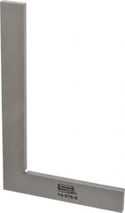 SPI - 8-1/2" Blade Length, 5-1/8" Base Length Steel Square - 0.0017" Accuracy, Beveled Edge - Exact Tooling