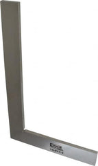 SPI - 10-1/2" Blade Length, 6-3/8" Base Length Steel Square - 0.0019" Accuracy, Beveled Edge - Exact Tooling