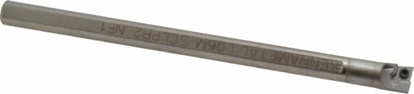 Kennametal - 0.48" Min Bore Diam, 6.059" OAL, 3/8" Shank Diam, L-SCLP Indexable Boring Bar - 0.91" Max Bore Depth, CP.. Insert, Screw Holding Method - Exact Tooling