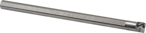 Kennametal - 0.6" Min Bore Diam, 1/2" Shank Diam, 7.928" OAL, L-STFP Indexable Boring Bar - 0.93" Max Bore Depth, TP.. Insert Style, Screw Holding Method, Heavy Metal - Exact Tooling