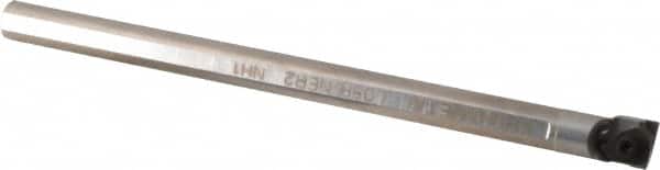 Kennametal - 0.73" Min Bore Diam, 8" OAL, 1/2" Shank Diam, L-RNE Indexable Boring Bar - N.2L Insert, Clamp Holding Method - Exact Tooling