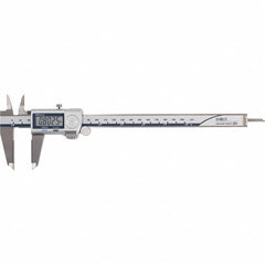 Mitutoyo - 0 to 8" Range 0.01mm Resolution, Electronic Caliper - Steel with 50mm Carbide-Tipped Jaws, 0.001" Accuracy - Exact Tooling