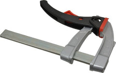 Bessey - 4" Capacity, 3" Throat Depth Bar Clamp - 260 Lb Clamping Pressure, 10" OAL - Exact Tooling