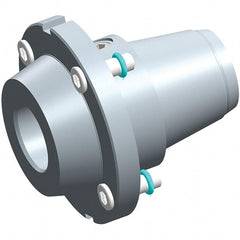 Exsys-Eppinger - PRECI-FLEX Straight Shank with Weldon Flat 3/4" Hole End Mill Holder/Adapter - 3/4" Nose Diam, 19mm Projection, Through Coolant - Exact Tooling