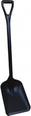 Remco - 13-7/8" High Square Plastic Shovel - 30-7/8" Long D-Grip Handle - Exact Tooling