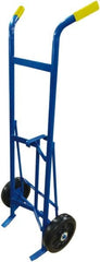 PRO-SOURCE - 1,000 Lb Load Capacity, 30 & 55 Gal Drum Hand Truck - 25-1/2" Wide x 61" High, 2 Steel Wheels - Exact Tooling