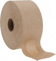 Made in USA - 3" x 150 Yd Natural (Color) Sealing Tape - Paper Backing, 5.3 mil Thick, Series SPIN3 - Exact Tooling