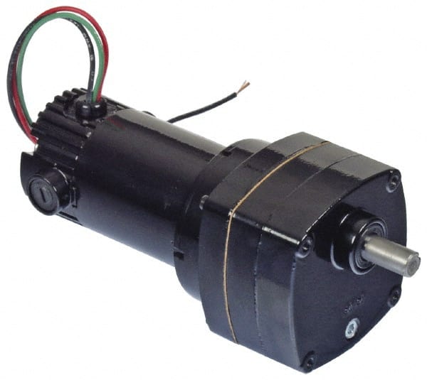 Bison Gear - 90 VDC, 13 RPM, 139:1 Gear Ratio, Parallel Gearmotor - 100 Torque, 1/40 hp, TENV Enclosure - Exact Tooling