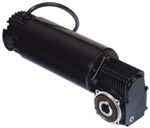 Bison Gear - 90 VDC, 180 RPM, 10.3:1 Gear Ratio, Right Angle Gearmotor - 32 Frame, 27 Torque, 1/8 hp, TENV Enclosure - Exact Tooling