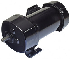 Bison Gear - 115 Volt, 135 RPM, 12.7:1 Gear Ratio, Parallel Gearmotor - 100 Torque, 1/4 hp - Exact Tooling