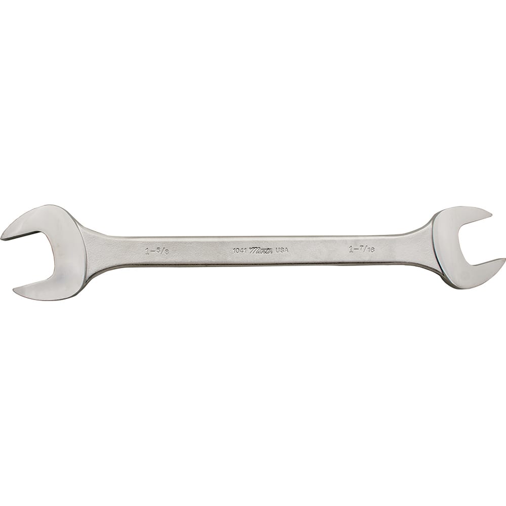 Martin Tools - Open End Wrenches; Wrench Type: Open End Wrench ; Tool Type: Dbl Open End Wrench ; Size (Inch): 11/16 x 7/8 ; Finish/Coating: Chrome ; Head Type: Open End ; Overall Length (Inch): 8-1/2 - Exact Tooling