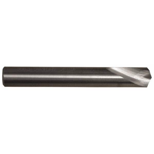 Guhring - 8mm Body Diam, 142°, 79mm OAL, Solid Carbide Spotting Drill - Exact Tooling
