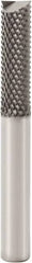Seco - 8mm Diam, End Mill End, Solid Carbide Diamond Pattern Router Bit - Right Hand Cut, 2-61/64" OAL, Use on Composites - Exact Tooling
