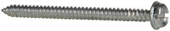 Value Collection - #10 Hex Washer Head Slotted Sheet Metal Screw - Steel, 2-1/2" Length Under Head, Grade 2 - Exact Tooling