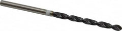 Accupro - #32 118° Cobalt Jobber Drill - TiAlN Finish, Right Hand Cut, Parabolic Flute, Straight Shank, 61mm OAL, DX Point - Exact Tooling