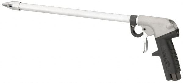 Guardair - 120 Max psi Whisper Jet Pistol Grip Blow Gun - 3/8 NPT, 36" Tube Length, Aluminum - Exact Tooling