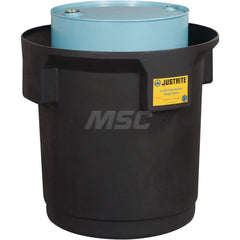 Justrite - Drum Storage Units & Lockers; Number of Drums: 1 ; Sump Capacity (Gal.): 66.00 ; Height (Inch): 32 ; Height (Feet): 2.670 ; Length (Decimal Inch): 31.2500 ; Length (Feet): 2.600 - Exact Tooling