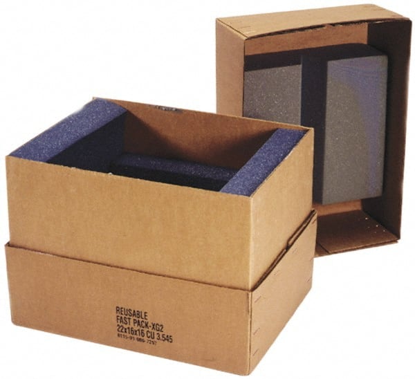 Ability One - Boxes & Crush-Proof Mailers; Type: Horizontal Shipping Box ; Width (Inch): 16 ; Length (Inch): 22 ; Height (Inch): 16 - Exact Tooling