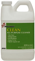 Ability One - All-Purpose Cleaners & Degreasers; Type: Cleaner ; Container Type: Bottle ; Container Size: 1/2 Gal. ; Scent: Unscented ; Form: Liquid - Exact Tooling