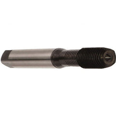 Emuge - M3x0.50 Metric 6HX Modified Bottoming Thread Forming Tap - Cobalt, Nitride Finish, 56mm OAL, 11mm Thread Length, Right Hand Thread, Series Druck - Exact Tooling