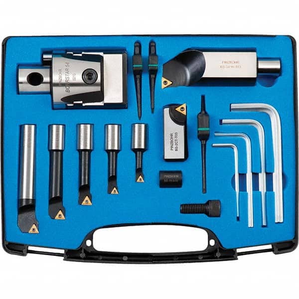 Techniks - Boring Head Sets Type: Rhombic Boring Tool Kit Actuation Type: Manual - Exact Tooling