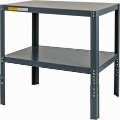 Value Collection - 36 Wide x 24" Deep x 29 to 34" High, Steel Work Table - Comfort Edge, Adjustable Height Legs - Exact Tooling