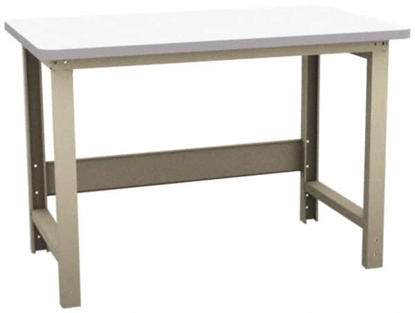 Value Collection - 60 Wide x 48" Deep x 33" High, Laminate Workbench - Comfort Edge - Exact Tooling