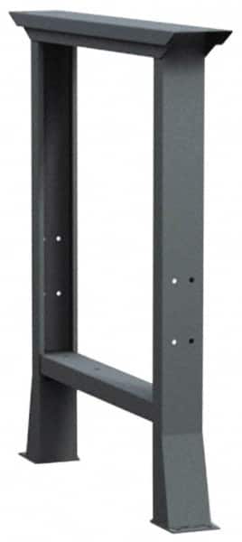 Value Collection - Workbench & Workstation Flared Fixed Leg - 28" High, Use with Workbenches - Exact Tooling