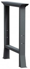 Value Collection - Workbench & Workstation Flared Fixed Leg - 28" High, Use with Workbenches - Exact Tooling