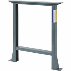 Value Collection - Workbench & Workstation Flared Fixed Leg - 32" High, Use with Workbenches - Exact Tooling
