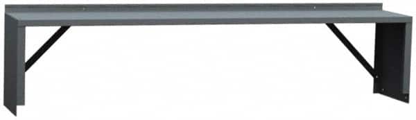 Value Collection - Workbench & Workstation Riser - 10-1/2" Deep, 12" High, Use with Workbenches - Exact Tooling