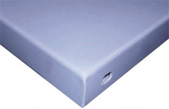 Value Collection - Steel Straight Edge Workbench & Workstation Top - 36" Deep, 1-1/2" High, Use with Workbenches - Exact Tooling