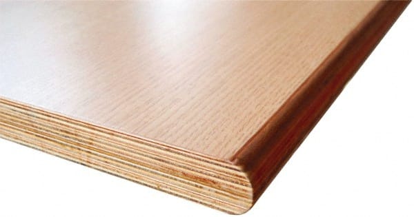 Value Collection - Shop Grade Comfort Edge Workbench & Workstation Top - 30" Deep, Use with Workbenches - Exact Tooling