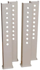 Value Collection - Workbench & Workstation Leg Extensions - 17-3/4" High, Use with Economy Workbenches - Exact Tooling