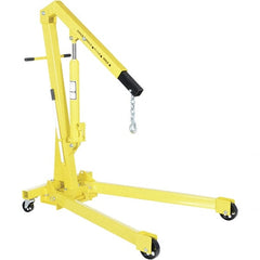 Vestil - 2,000 Lb Load Capacity, Steel Shop Crane - 3' 29/32" Span - Exact Tooling