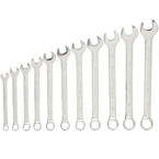 STANLEY® 11 Piece Full Polish Metric Combination Wrench Set – 12 Point - Exact Tooling