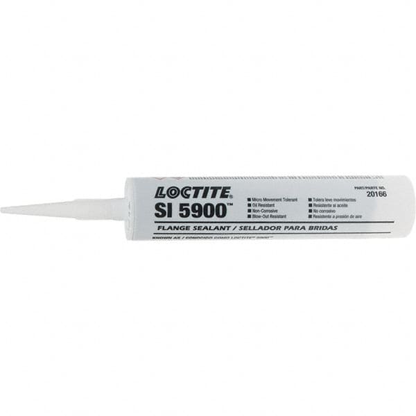 Loctite - 300 mL Cartridge Black Silicone Sealant - 5900 300ML EN LOCTITE RTV FLX FLNGESLNT - Exact Tooling