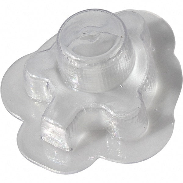 Made in USA - Flame Retardent ABS Housing Plastic Bearing Flange Mount - 3-1/8" Wide x 3-5/16" Outside Diam - Exact Tooling