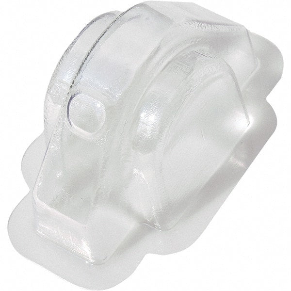 Made in USA - Plastic Housing Plastic Bearing Flange Mount - 2-3/4" Wide x 2-15/16" Outside Diam - Exact Tooling