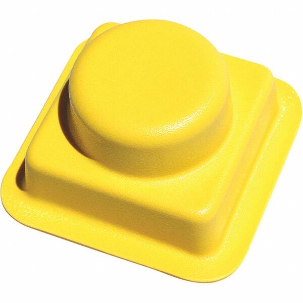 Made in USA - Flame Retardent ABS Housing Plastic Bearing Flange Mount - 3-1/4" Wide x 3-7/16" Outside Diam - Exact Tooling
