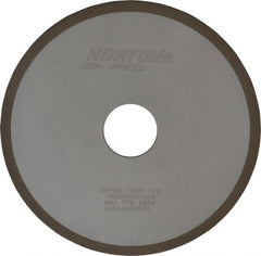 Norton - 6" Diam x 1-1/4" Hole x 1/8" Thick, 120 Grit Surface Grinding Wheel - CBN, Type 1A1, Fine Grade, Resinoid Bond - Exact Tooling