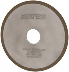 Norton - 6" Diam x 1-1/4" Hole x 1/8" Thick, 150 Grit Surface Grinding Wheel - Diamond, Type 1A1, Very Fine Grade, Resinoid Bond - Exact Tooling
