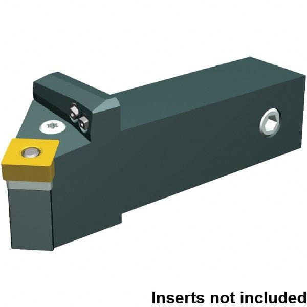 Kennametal - PSSN, Right Hand Cut, 45° Lead Angle, 25mm Shank Height x 25mm Shank Width, Negative Rake Indexable Turning Toolholder - 109mm OAL, SNMA 1204.. Insert Compatibility, Series Kenlever - Exact Tooling